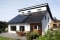Na imagem, a energia fotovoltaica no telhado de uma casa unifamiliar.